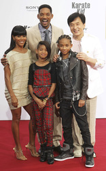 Jada Pinkett Smith, Willow Smith, Will Smith, Jaden Smith, Jackie Chan