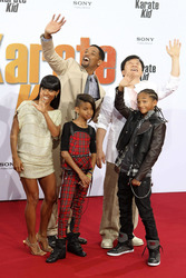 Jada Pinkett Smith, Willow Smith, Will Smith, Jackie Chan, Jaden Smith