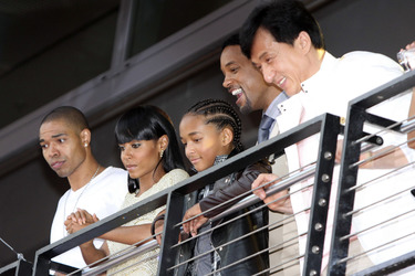 Jada Pinkett Smith, Jaden Smith, Will Smith, Jackie Chan
