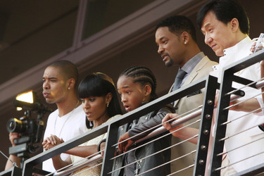 Jada Pinkett Smith, Jaden Smith, Will Smith, Jackie Chan