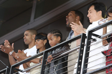 Jada Pinkett Smith, Jaden Smith, Will Smith, Jackie Chan