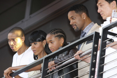 Jada Pinkett Smith, Jaden Smith, Will Smith, Jackie Chan