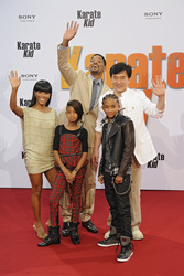 Jada Pinkett Smith, Willow Smith, Will Smith, Jaden Smith, Jackie Chan