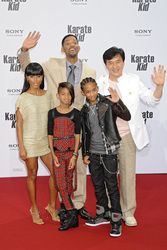 Jada Pinkett Smith, Willow Smith, Will Smith, Jaden Smith, Jackie Chan