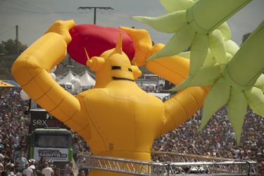 Fans auf der Loveparade 2010