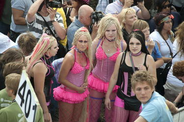 Fans auf der Loveparade 2010