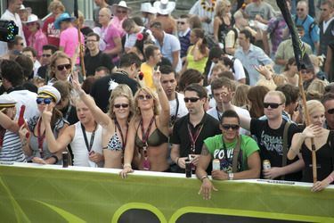 Fans auf der Loveparade 2010