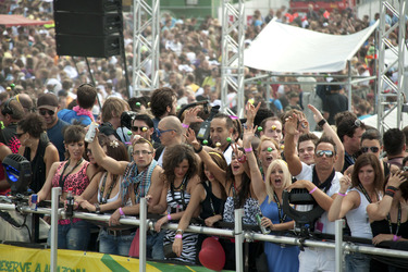 Fans auf der Loveparade 2010