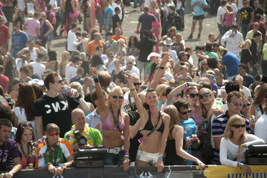 Fans auf der Loveparade 2010