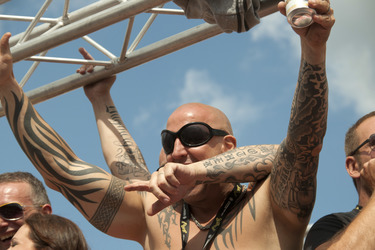 Fans auf der Loveparade 2010