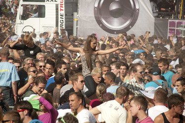 Fans auf der Loveparade 2010