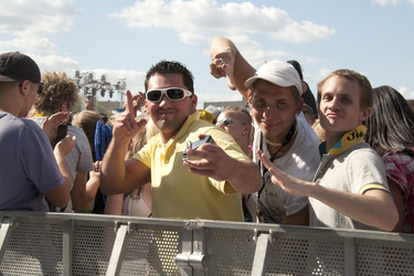 Fans auf der Loveparade 2010