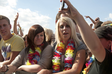 Fans auf der Loveparade 2010
