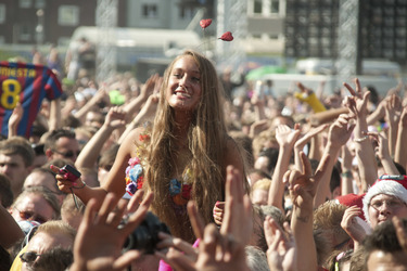 Fans auf der Loveparade 2010