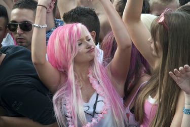 Fans auf der Loveparade 2010