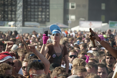 Fans auf der Loveparade 2010