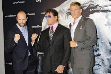 Jason Statham, Sylvester Stallone, Dolph Lundgren