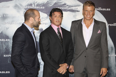 Jason Statham, Sylvester Stallone, Dolph Lundgren