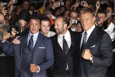 Sylvester Stallone, Jason Statham, Dolph Lundgren