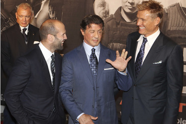Jason Statham, Sylvester Stallone, Dolph Lundgren