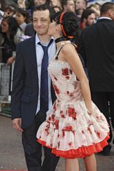 Michael Bacall mit Begleitung