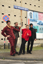 Florian 'Flo' Weber, Rüdiger 'Rüde' Linhof, Marie-Luise Marjan, Peter Brugge
