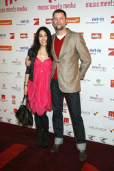 Anastasia Zampounidis mit Carsten Thamm