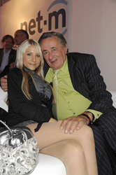 Richard Lugner mit Partnerin Anastasia