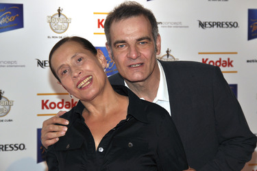 Heinrich Schafmeister mit Begleitung