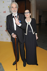 Christopher Lee mit Ehefrau Gitte