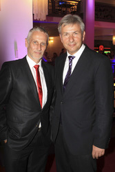 Klaus Wowereit mit Lebensgefährten Jörn Kibicki