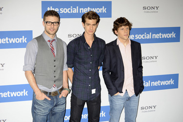 Justin Timberlake, Andrew Garfield, Jesse Eisenberg