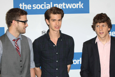 Justin Timberlake, Andrew Garfield, Jesse Eisenberg