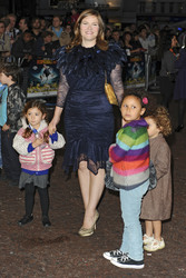 Jessica Hynes mit Kindern