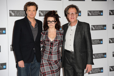 Colin Firth, Helena Bonham Carter, Geoffrey Rush