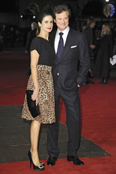 Colin Firth mit Ehefrau Livia