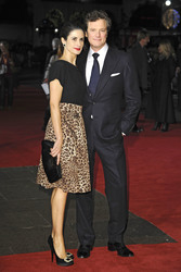 Colin Firth mit Ehefrau Livia