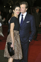 Colin Firth mit Ehefrau Livia