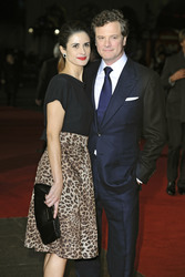 Colin Firth mit Ehefrau Livia