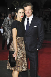Colin Firth mit Ehefrau Livia