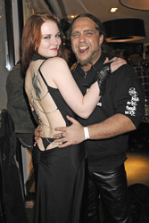 Martin Kesici mit Model Isabell