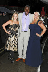 Vanessa Feltz mit Begleitung