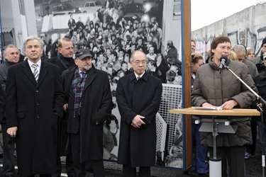 Klaus Wowereit, Rainer Eppelmann, Takahiro Shinyo, Ingeborg Junge-Reyer