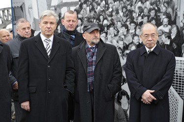 Klaus Wowereit, Rainer Eppelmann, Takahiro Shinyo