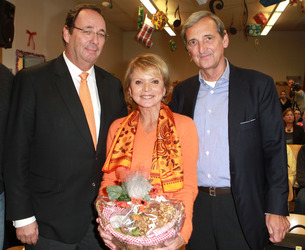 Harald Mosler, Uschi Glas mit Ehemann Dieter Hermann