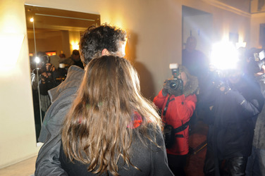 Tom Tykwer mit Ehefrau Marie Steinmann