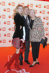 Horst Janson mit Ehefrau Hella Janson und Tochter Laura Janson