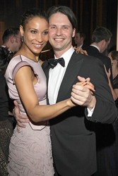 Annabelle Mandeng mit Freund Andreas Hoschke