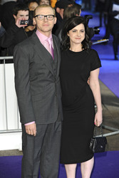 Simon Pegg mit Gattin Maureen