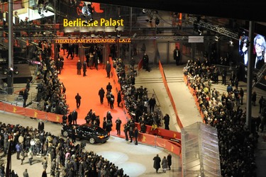 Der rote Teppich vor dem Berlinale Palast